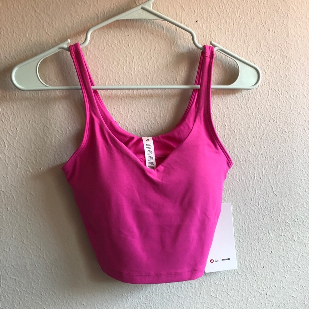 NWT LULULEMON RARE SONIC PINK ALIGN TANK